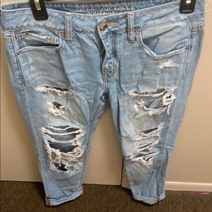 distressed mom jeans